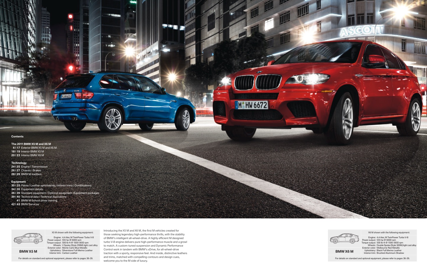 2011 BMW X5M Brochure Page 1